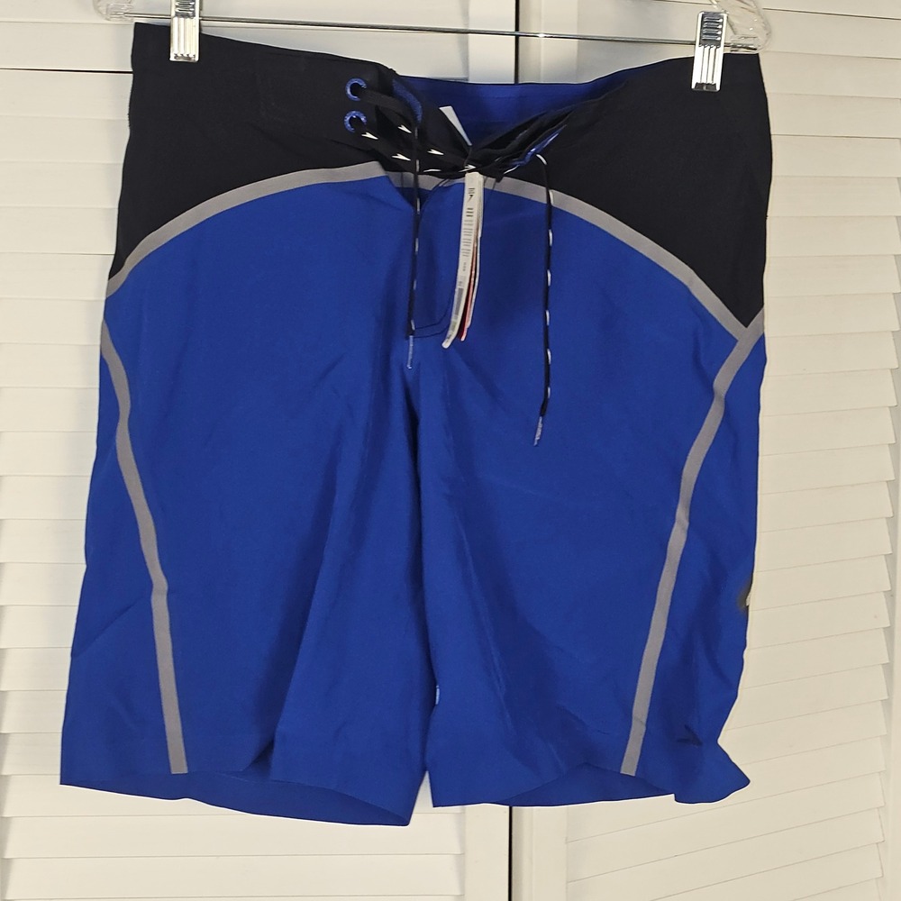 NWT Speedo Mens Atlantic Blue Swim Trunksβ Shorts 30